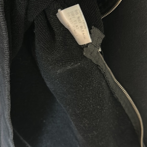 Wishful thinking small sweater turtle neck black with functional side zippers - Picture 11 of 15